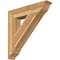 Ekena Millwork Traditional Traditional Rough Sawn Bracket, Western Red Cedar, 6"W x 32"D x 32"H BKT06X32X32TRA01RWR - alternate 1